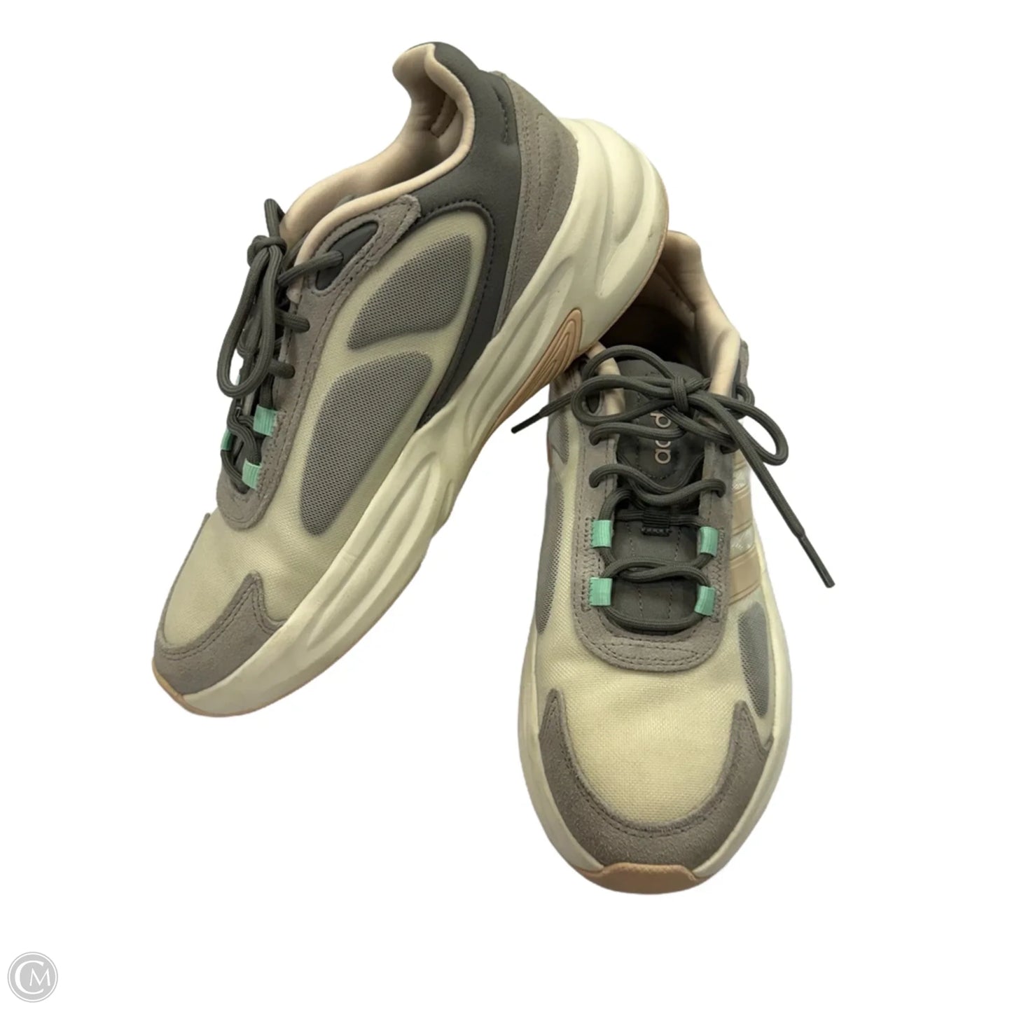 Shoes Athletic By Adidas In Grey, Size: 9