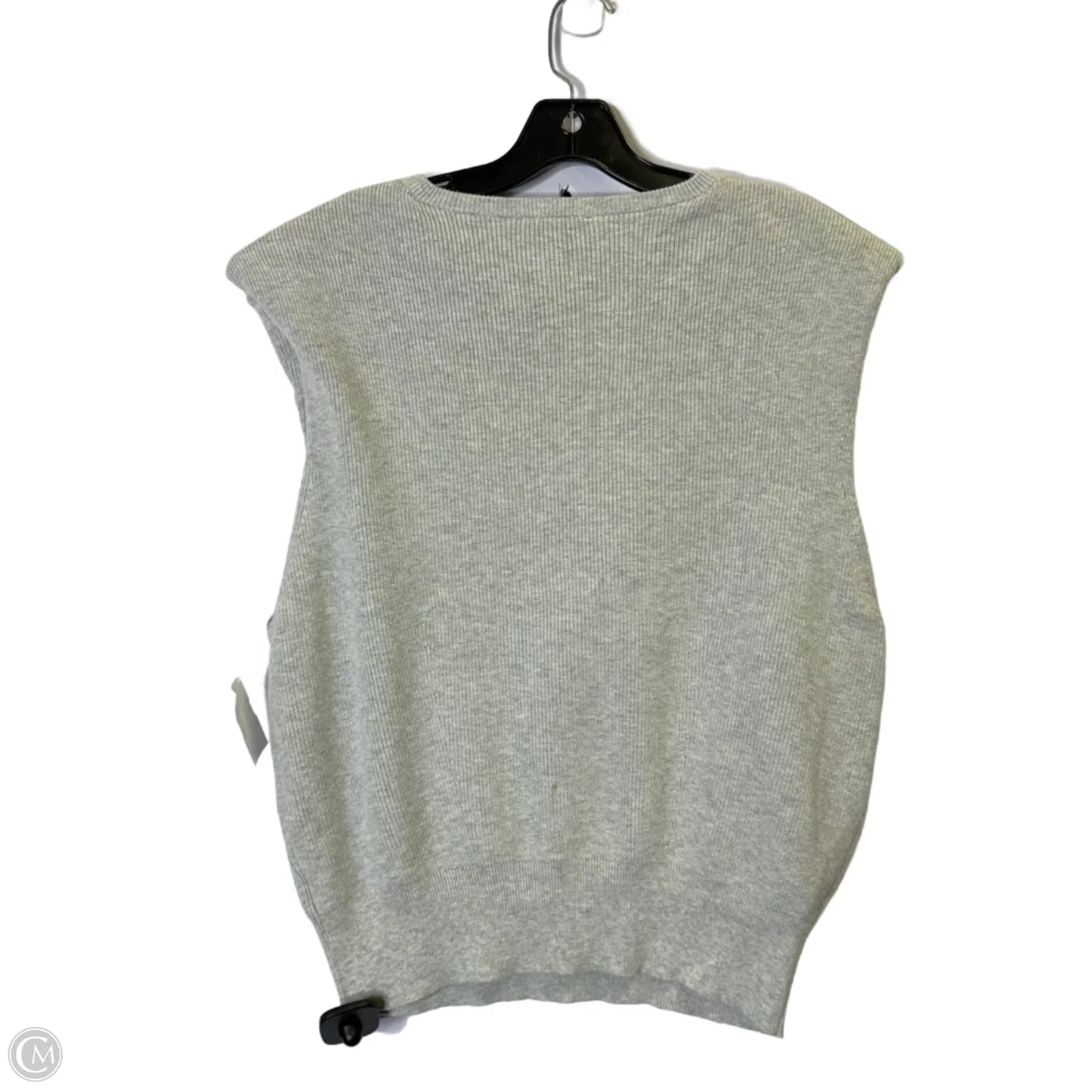 Top Short Sleeve By Express In Grey, Size: M