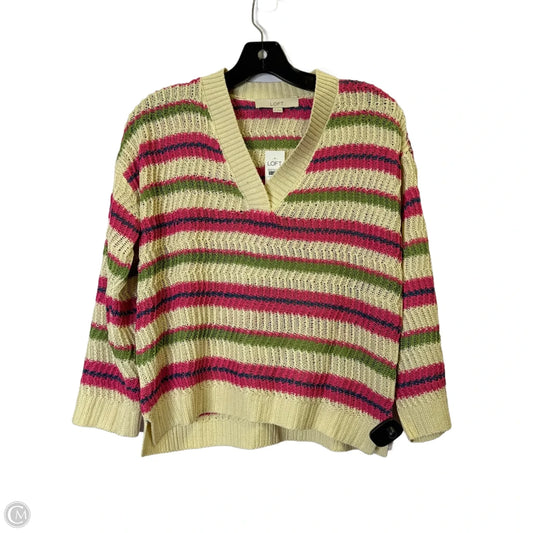 Sweater By Loft In Multi-colored, Size: Xs