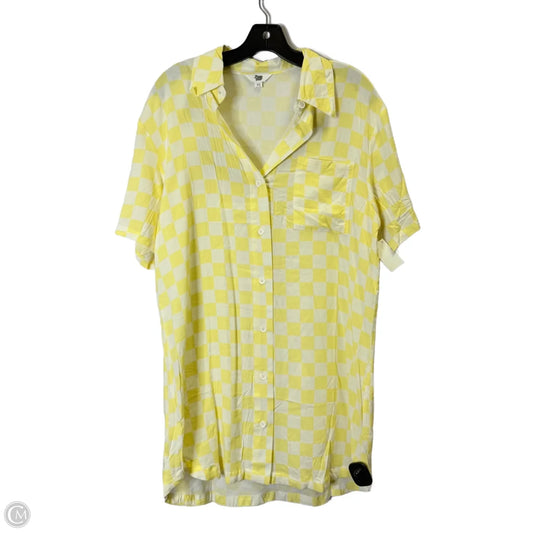 Dress Casual Short By Clothes Mentor In Yellow, Size: Xs