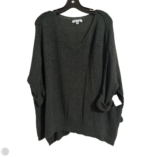 Sweater Short Sleeve By She + Sky In Green, Size: Osfm
