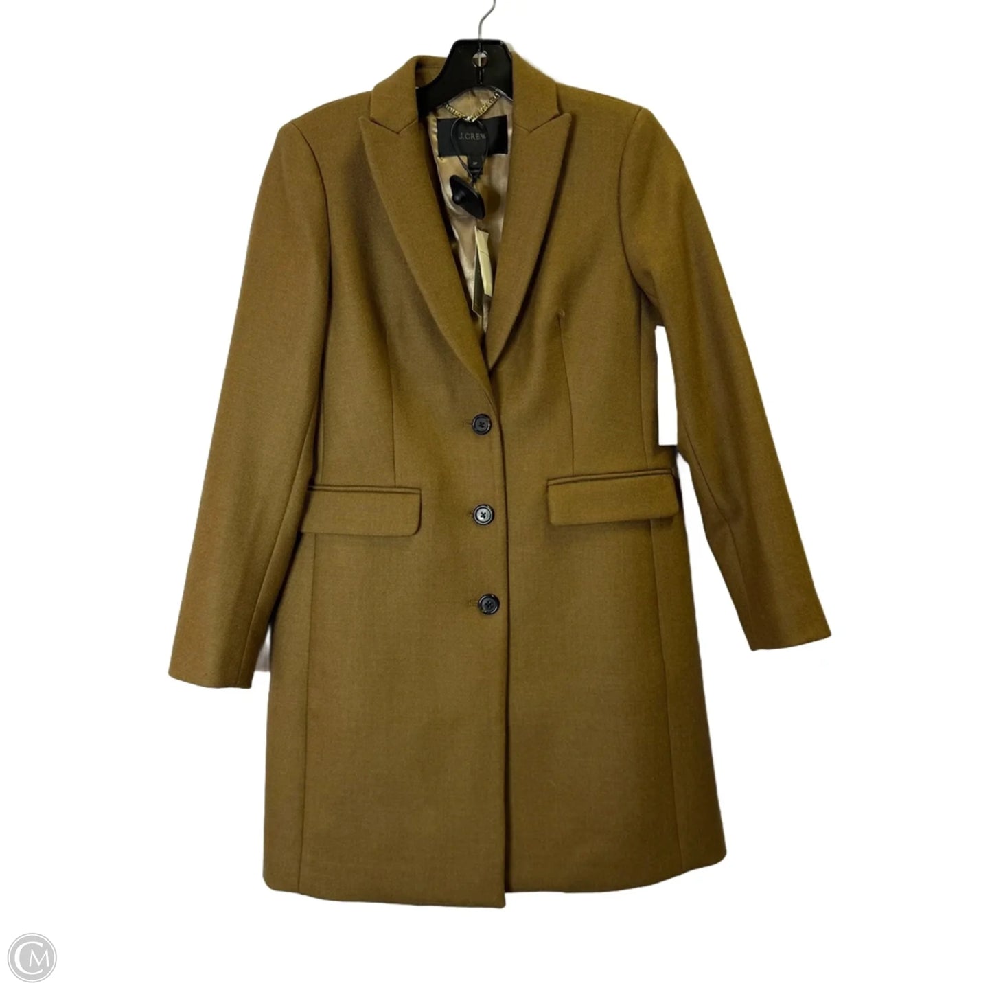 Coat Peacoat By J. Crew In Brown, Size: 2p