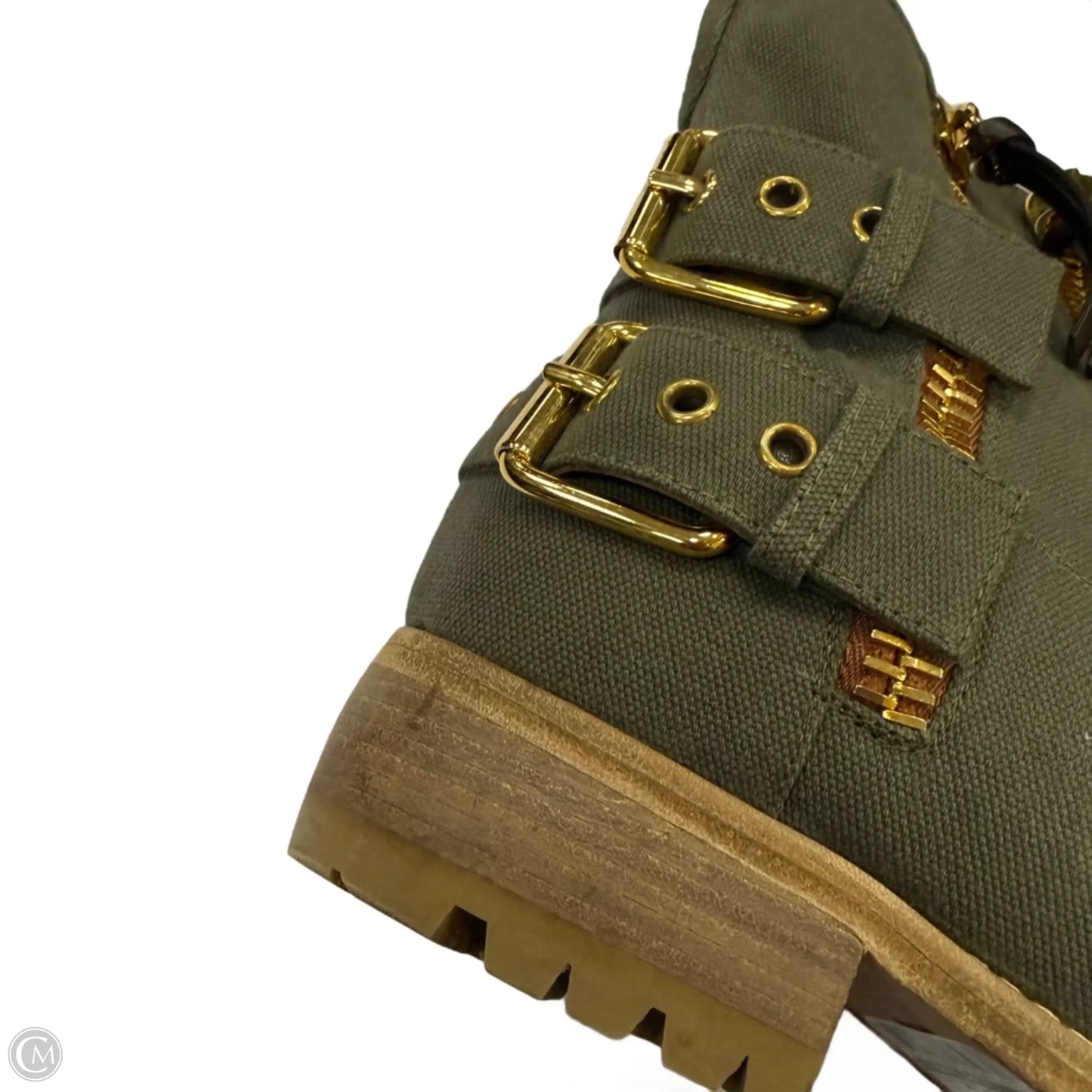 Boots Designer By Giuseppe Zanotti In Green, Size: 9