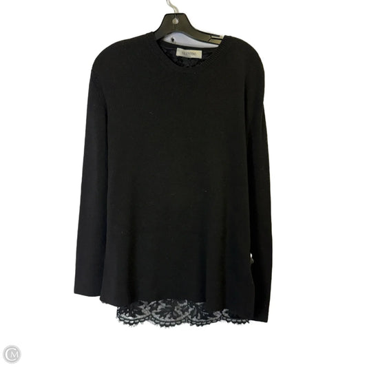 Sweater Luxury Designer By Valentino-garavani In Black, Size: L