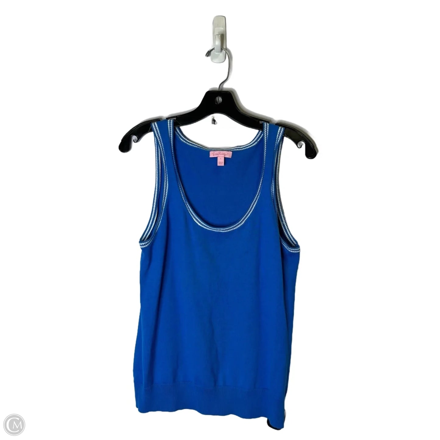 Top Sleeveless By Cmb In Blue, Size: L