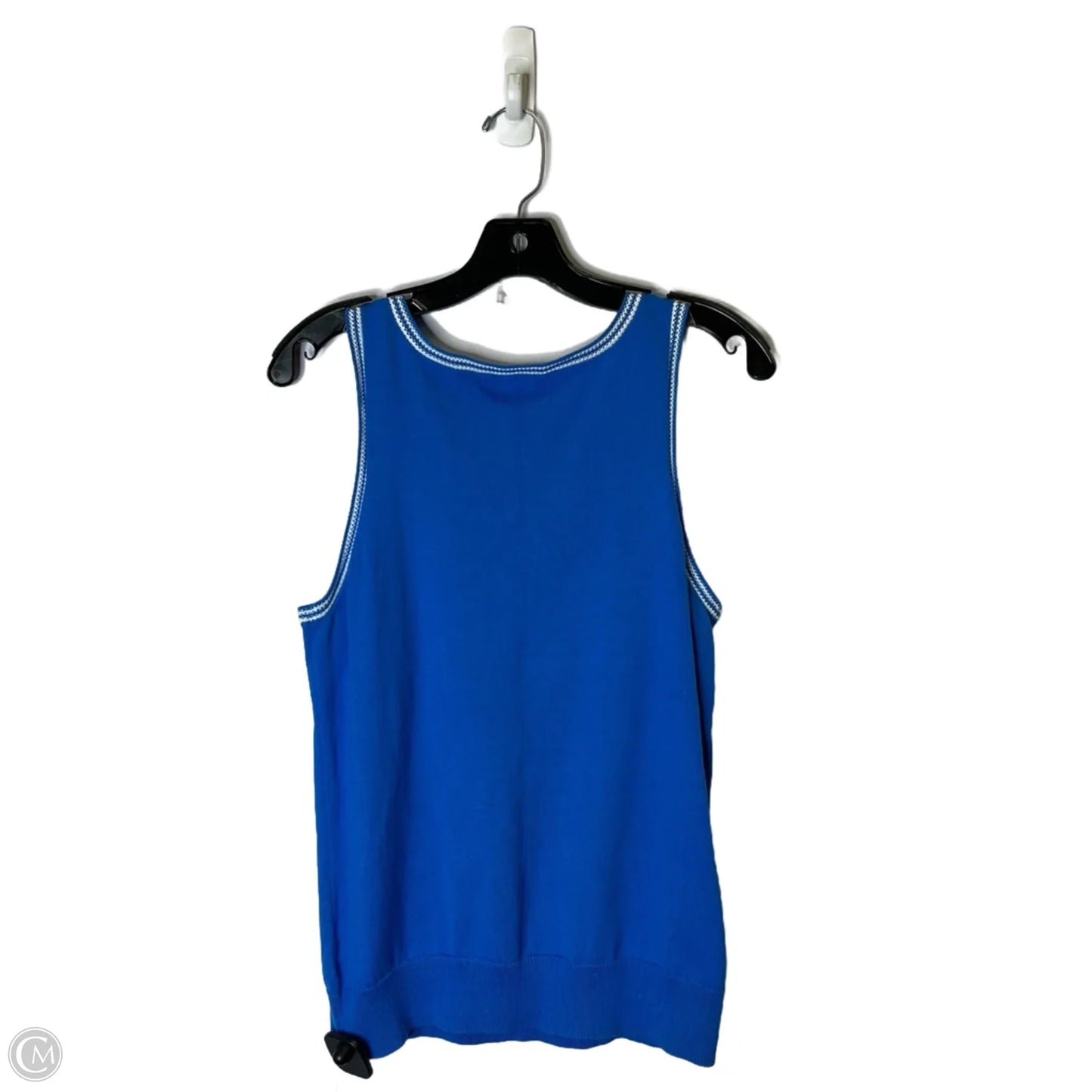 Top Sleeveless By Cmb In Blue, Size: L