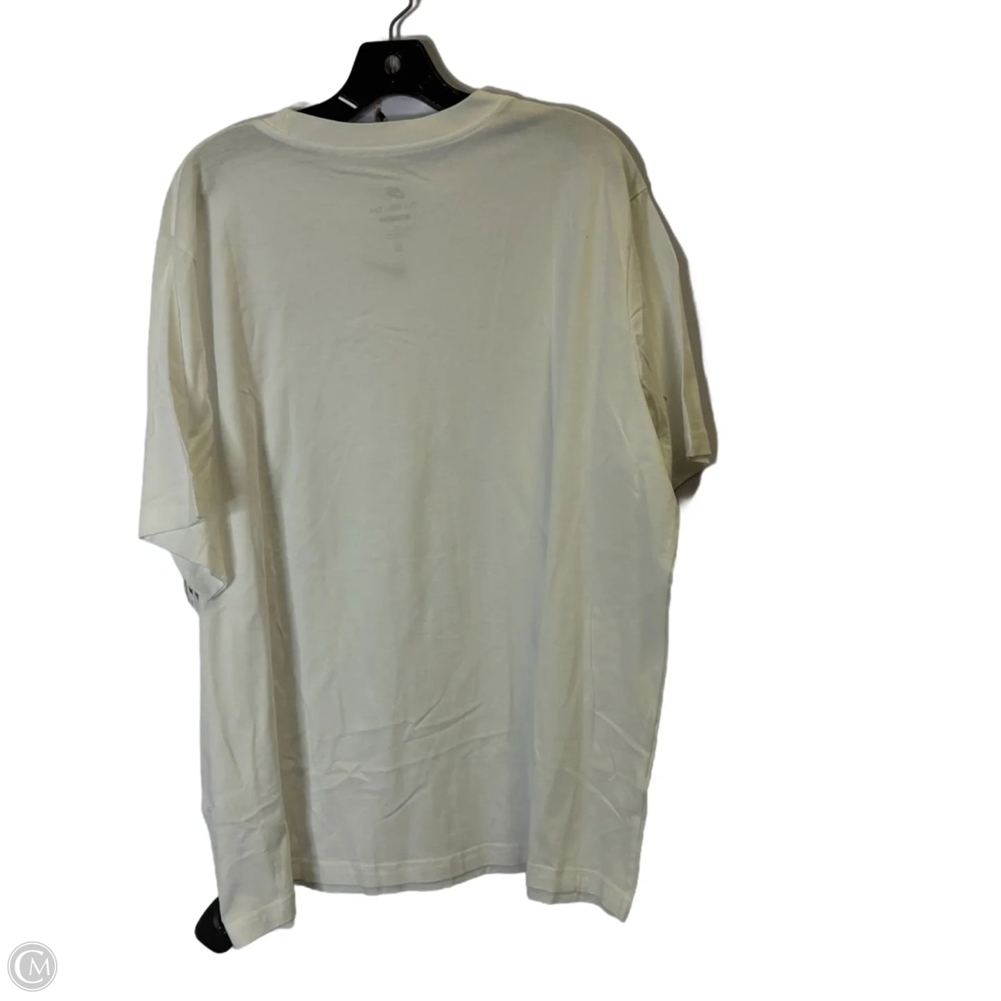 Athletic Top Short Sleeve By Nike Apparel In White, Size: Xl