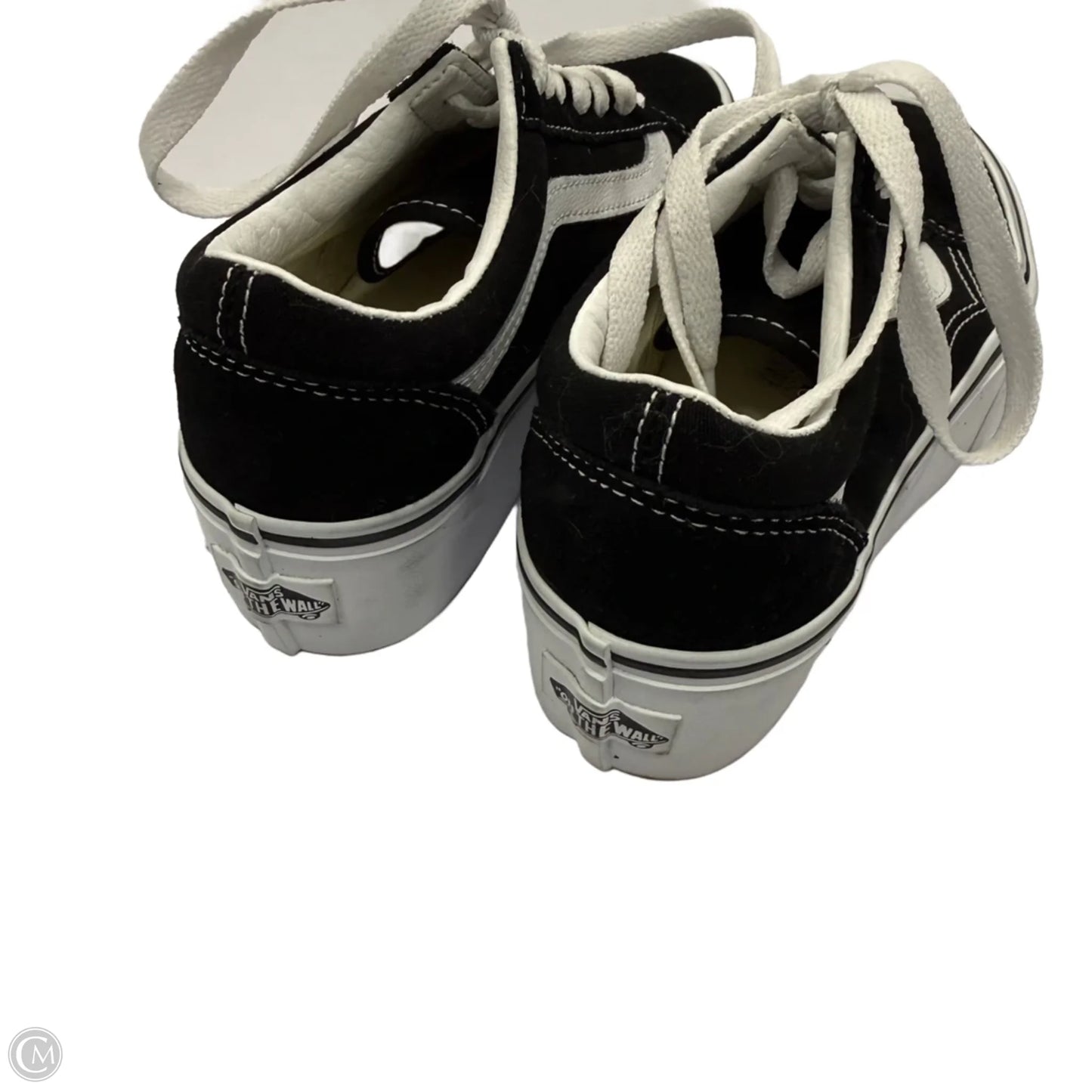 Shoes Sneakers Platform By Vans In Black, Size: 5