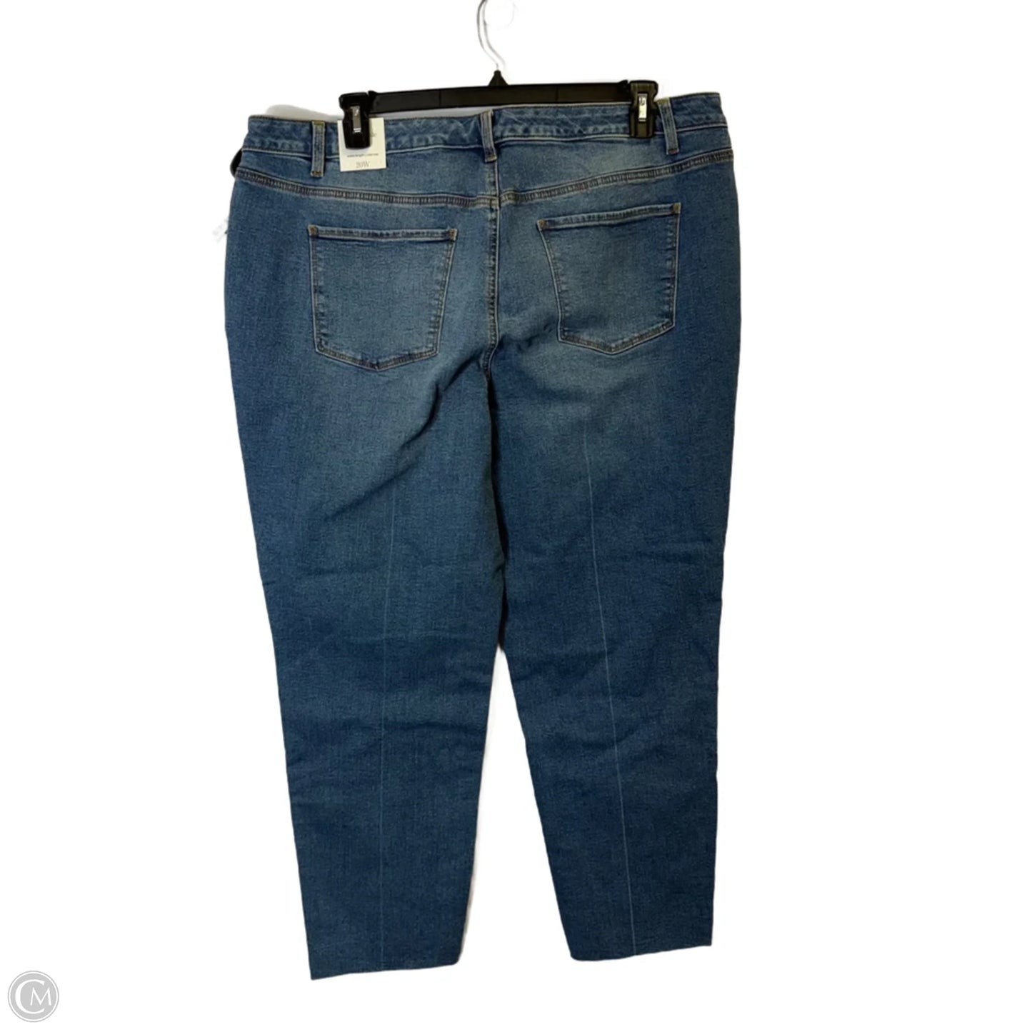 Jeans Straight By Talbots In Blue Denim, Size: 20