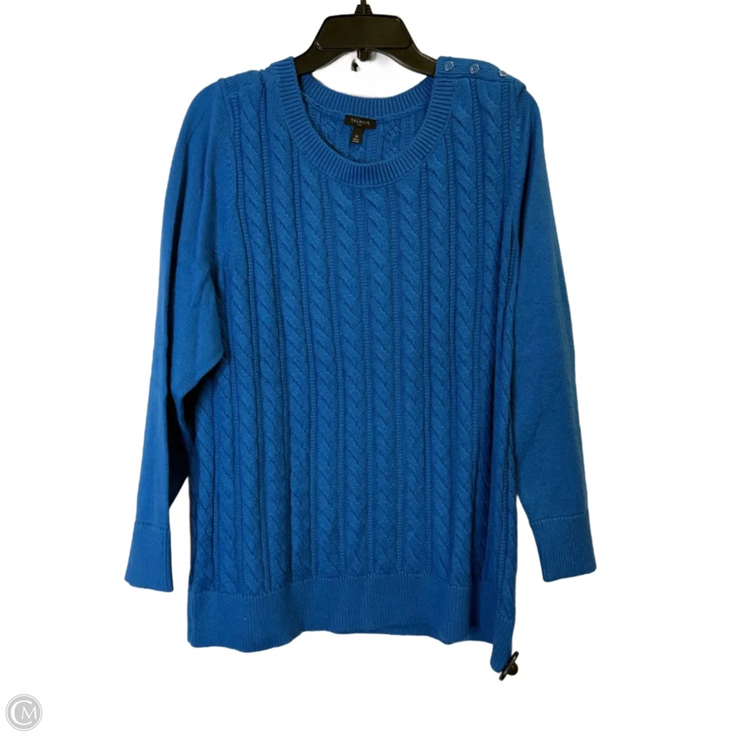 Sweater By Talbots In Blue, Size: 2x
