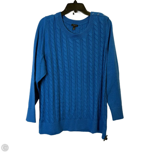 Sweater By Talbots In Blue, Size: 2x