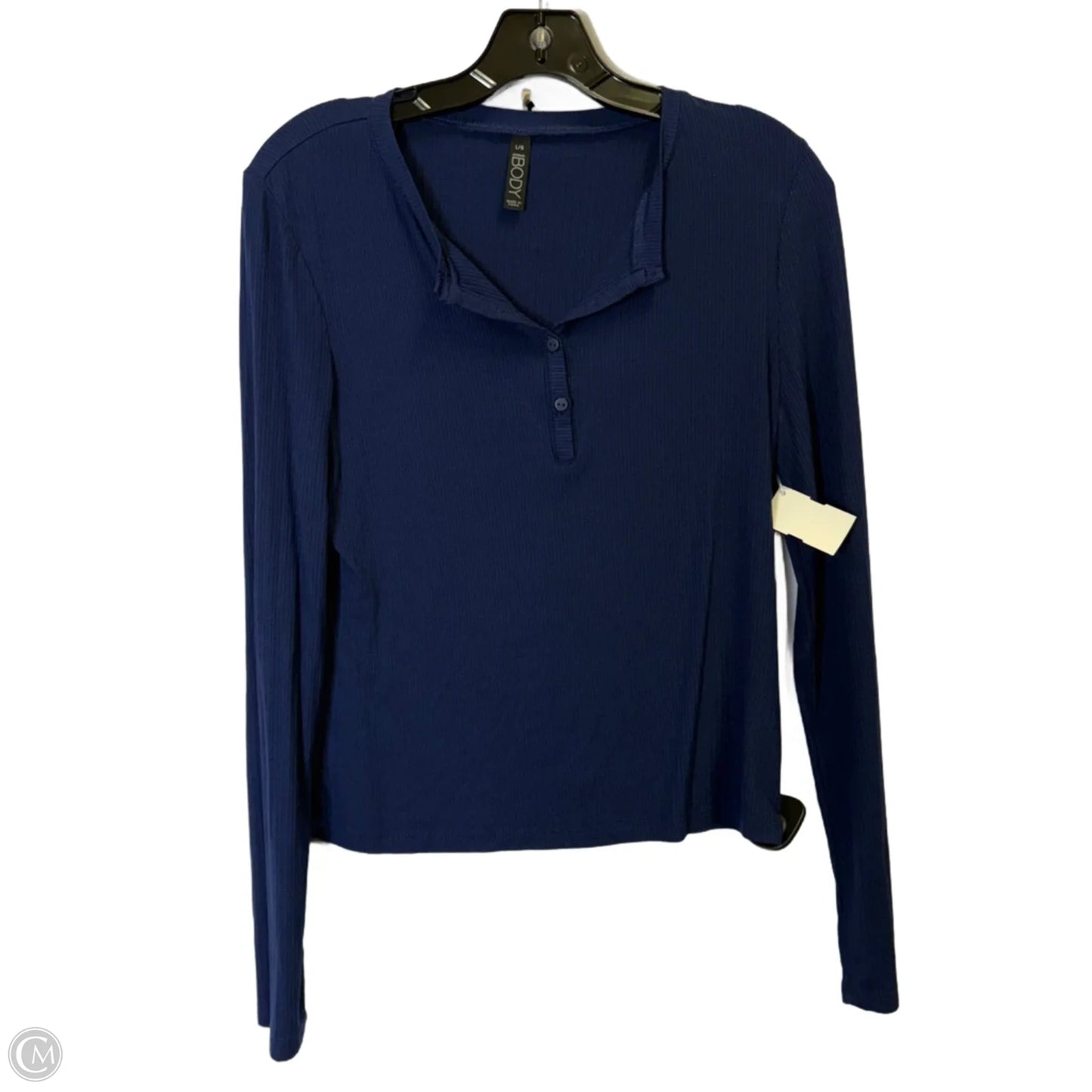 Top Long Sleeve Basic By Cotton On In Navy, Size: L