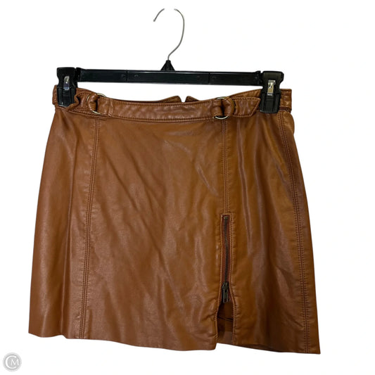 Skirt Mini & Short By Free People In Brown, Size: 4