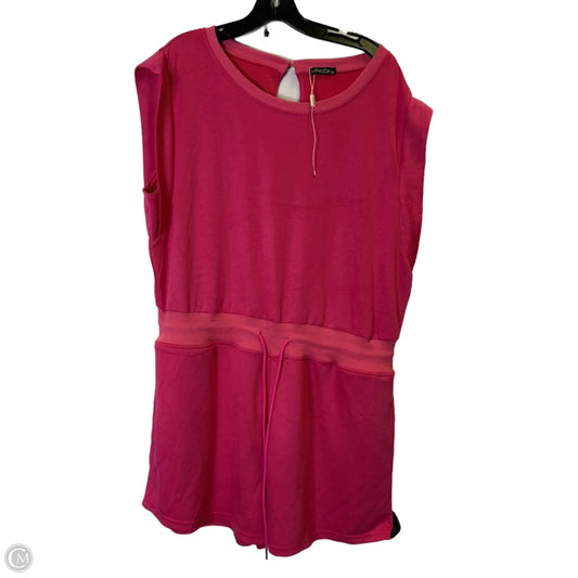 Romper By Clothes Mentor In Pink, Size: Xxl