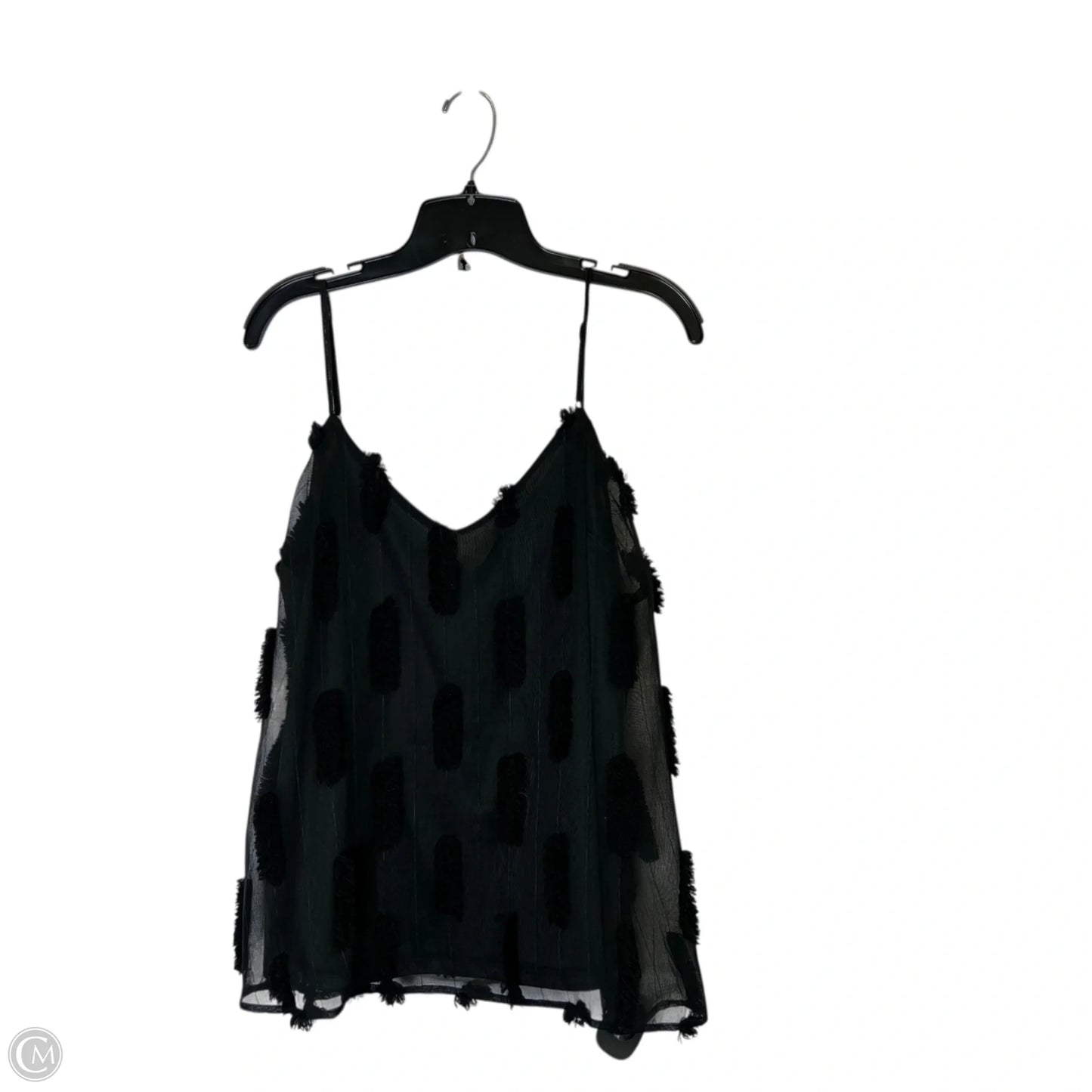 Top Sleeveless By Clothes Mentor In Black, Size: M
