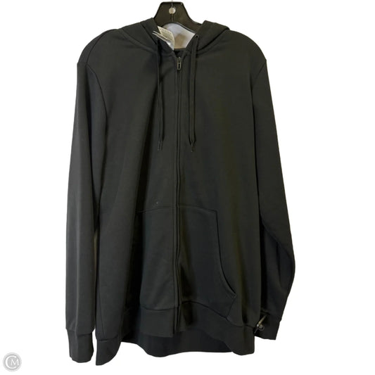Athletic Jacket By Adidas In Black, Size: 2x