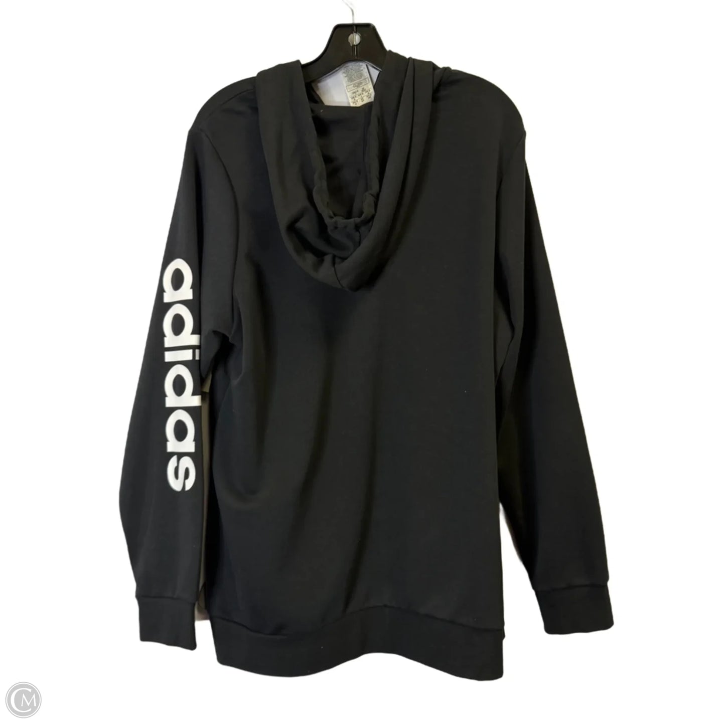 Athletic Jacket By Adidas In Black, Size: 2x