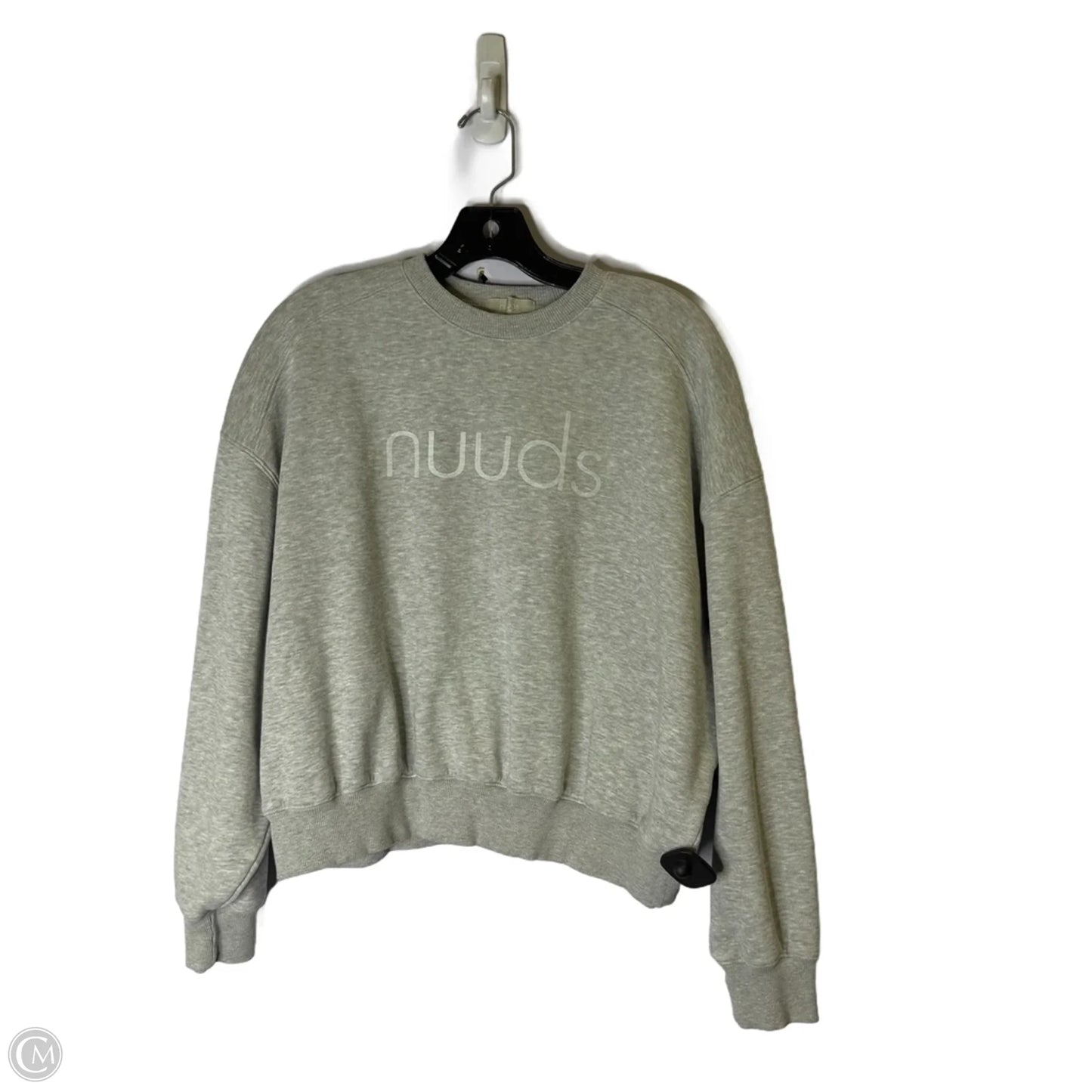 Sweatshirt Crewneck By Cmb In Grey, Size: S