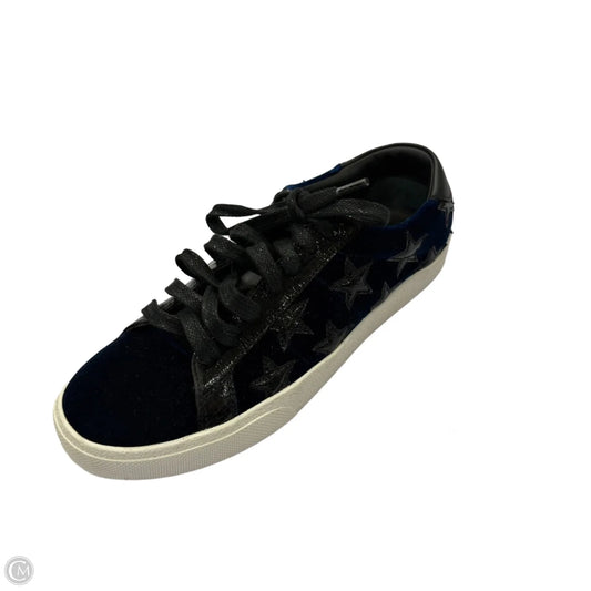 Shoes Luxury Designer By Yves Saint Laurent In Navy, Size: 6