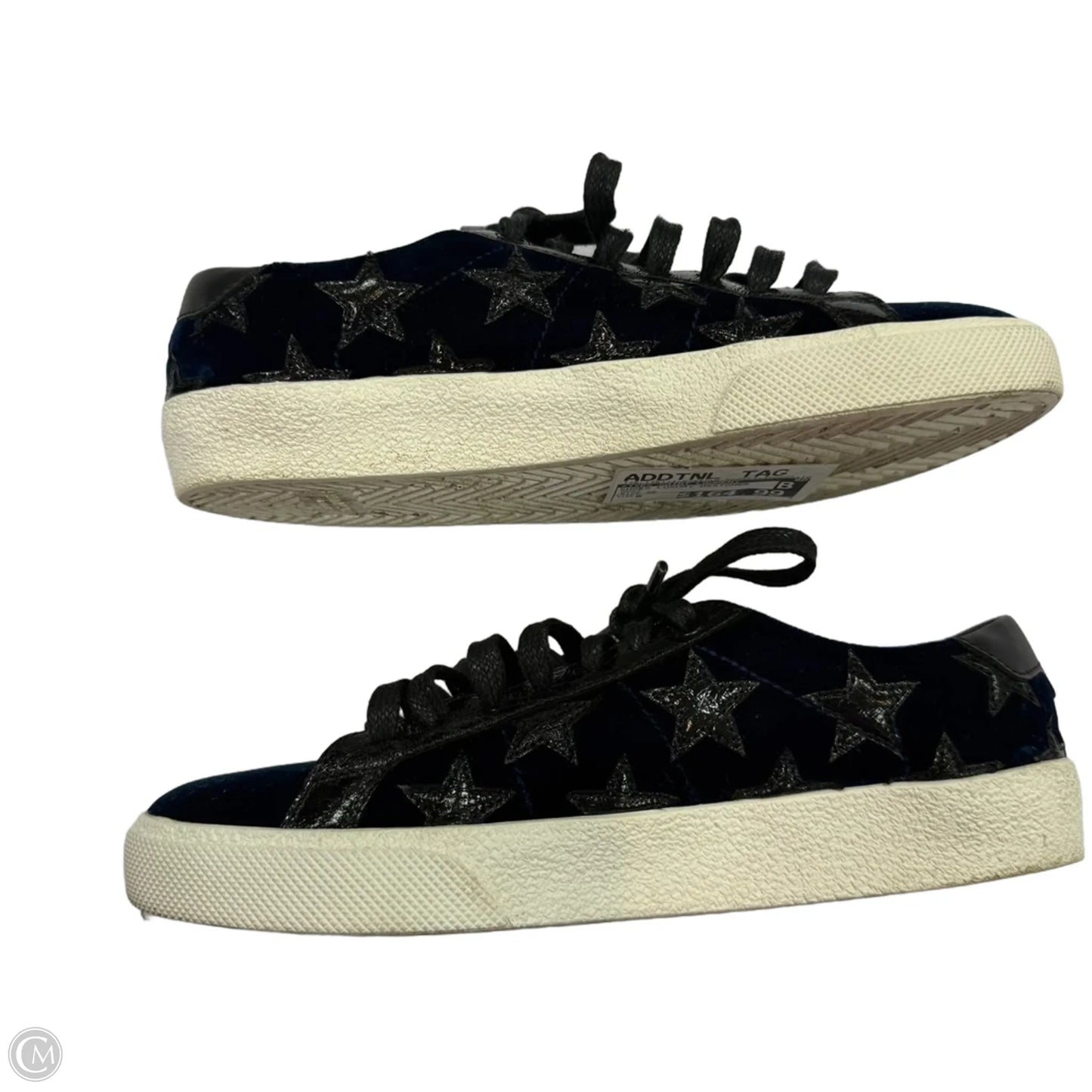 Shoes Luxury Designer By Yves Saint Laurent In Navy, Size: 6