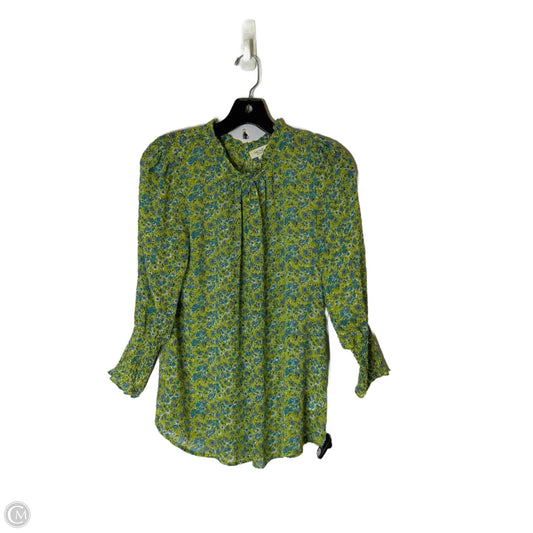 Blouse Long Sleeve By Rachel Zoe In Green, Size: S