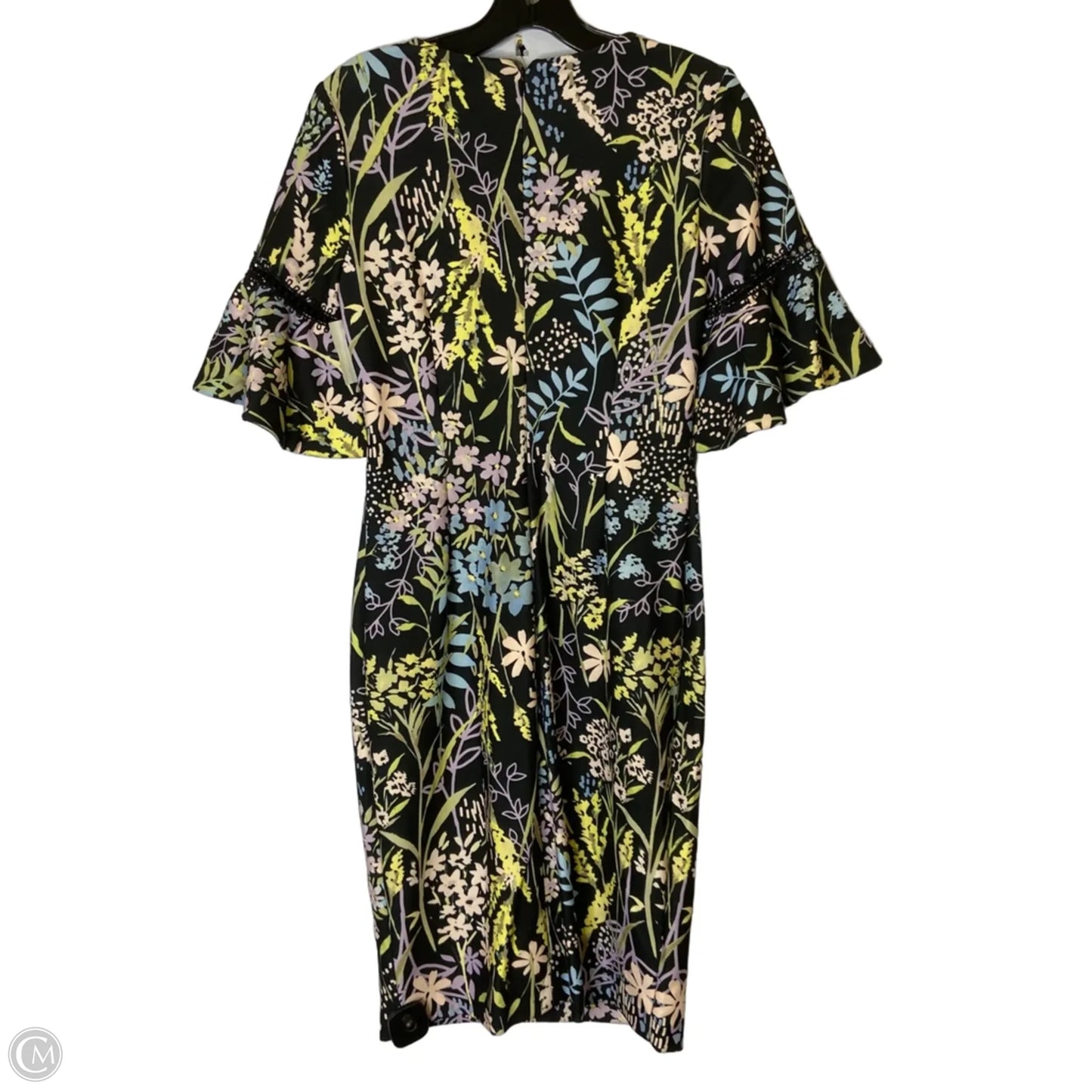 Dress Work By Calvin Klein In Floral Print, Size: 4