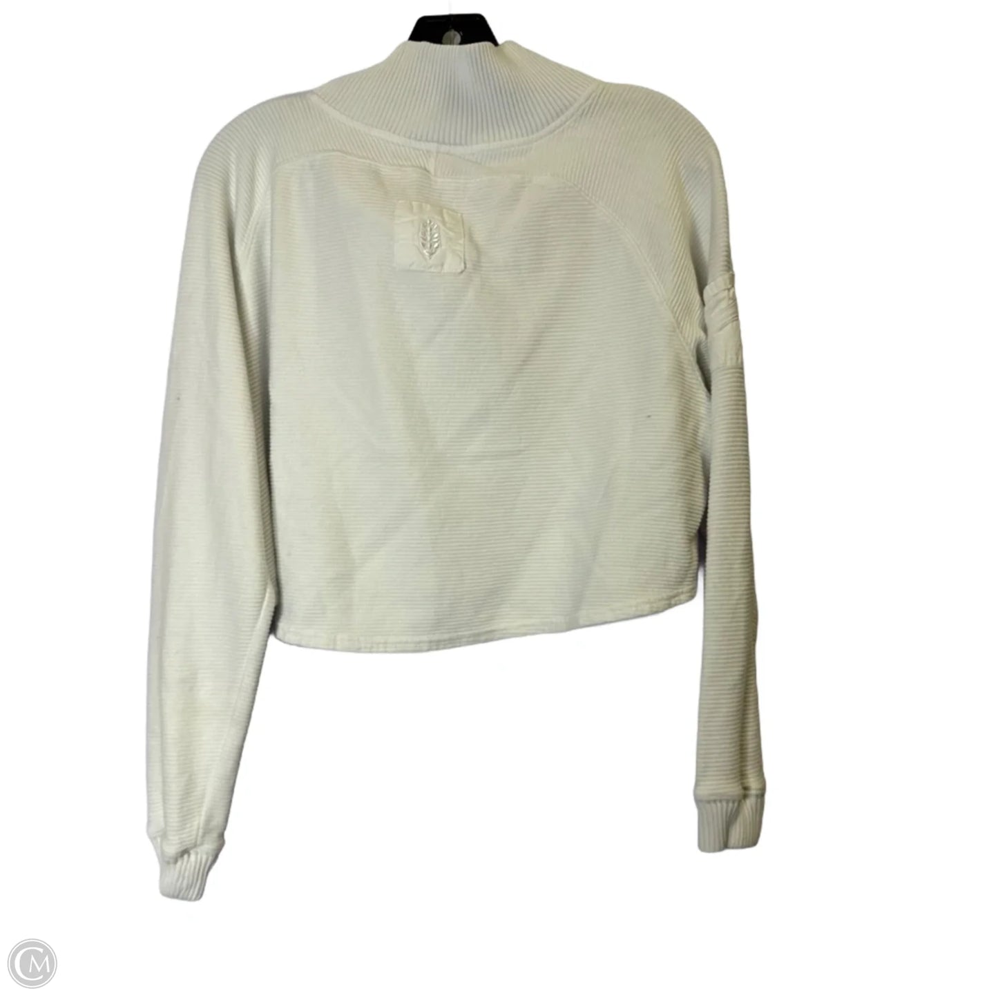 Athletic Sweatshirt Collar By Free People In White, Size: M