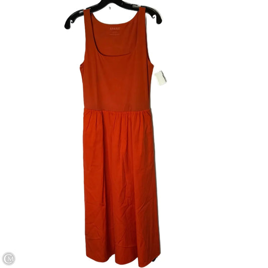Dress Casual Midi By Spanx In Orange, Size: S