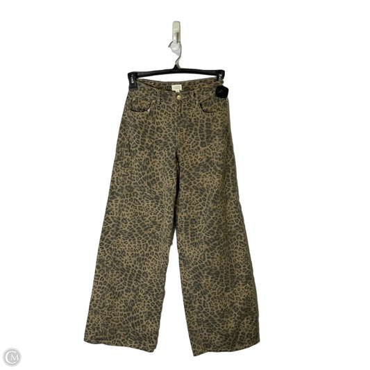 Pants Wide Leg By Z Supply In Animal Print, Size: 2