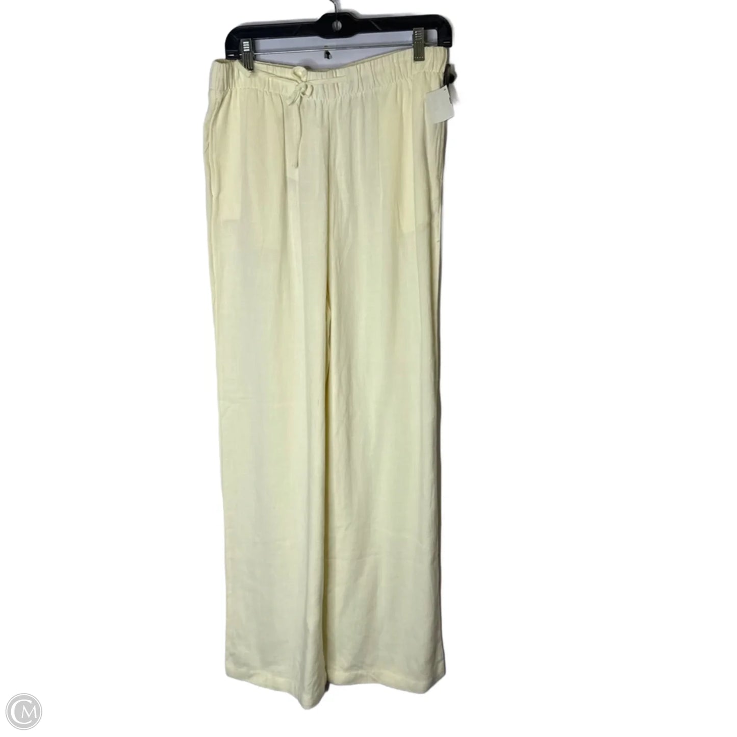 Pants Wide Leg By Double Zero In Cream, Size: M