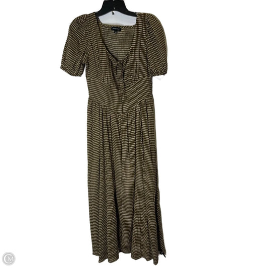 Dress Casual Midi By Blu Pepper In Brown, Size: L