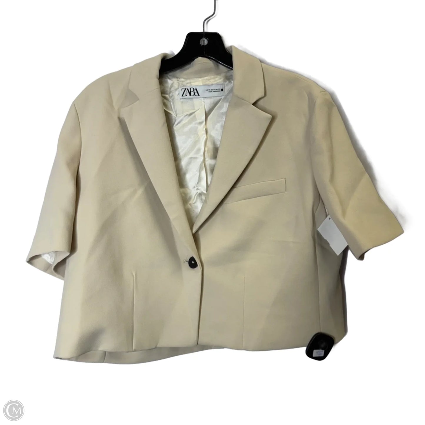 Blazer By Zara In Cream, Size: M