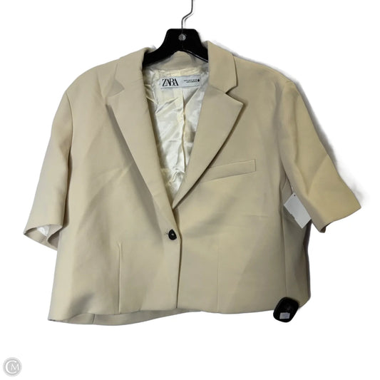 Blazer By Zara In Cream, Size: M