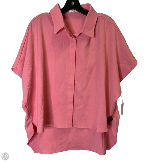 Top Short Sleeve By Clothes Mentor In Pink, Size: S