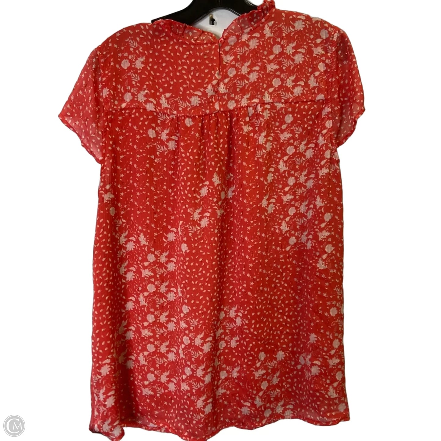 Top Short Sleeve By Joie In Pink, Size: Xl