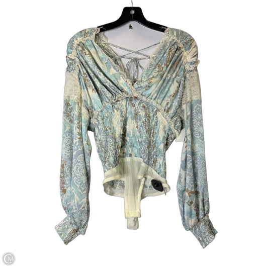 Bodysuit By Free People In Blue, Size: S