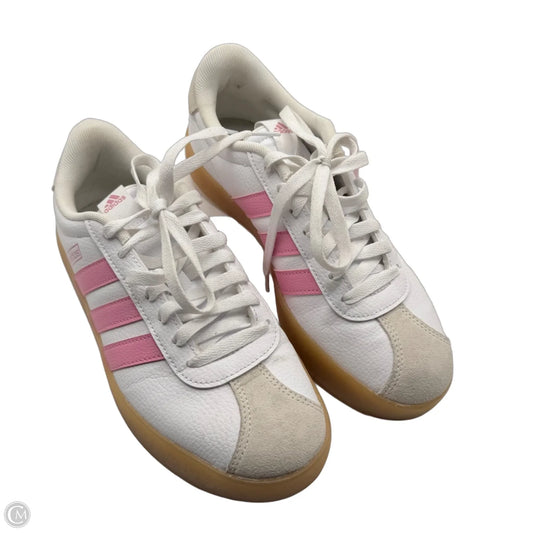 Shoes Sneakers By Adidas In Pink & White, Size: 8