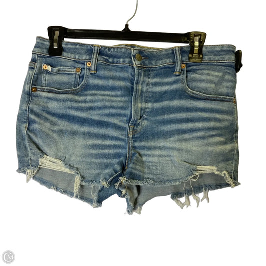 Shorts By American Eagle In Blue Denim, Size: 14