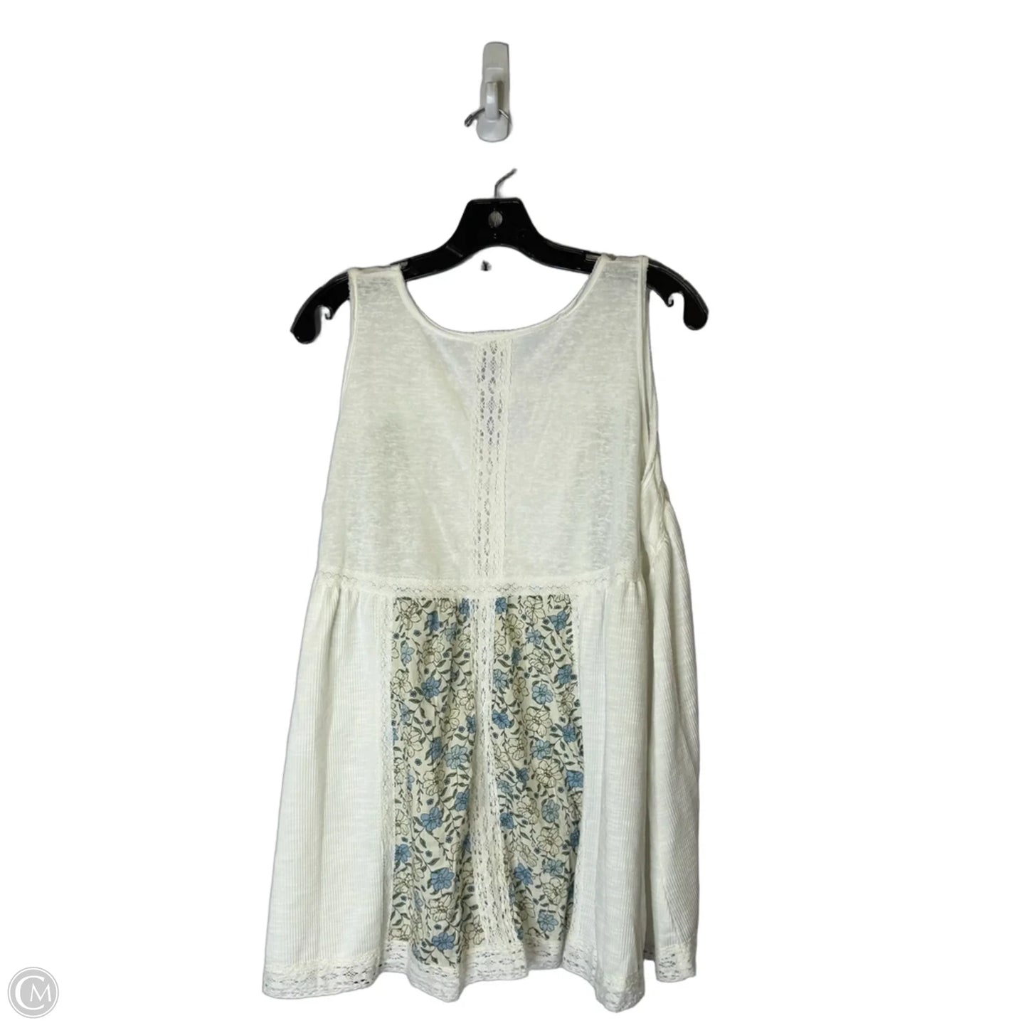 Top Sleeveless By Pol In White, Size: M