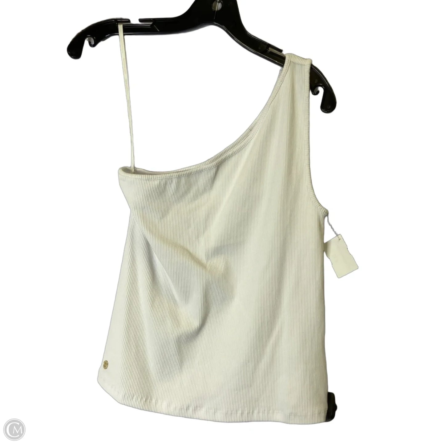 Top Sleeveless By Cmb In White, Size: M