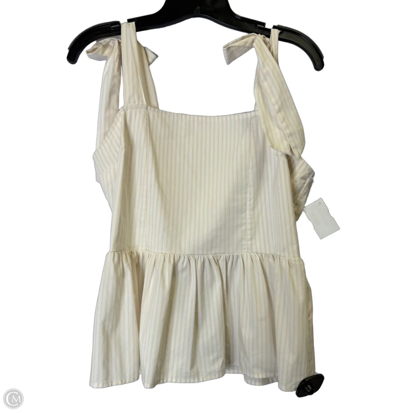 Top Sleeveless By Express In Tan, Size: M