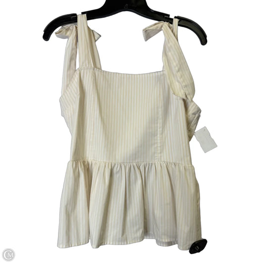 Top Sleeveless By Express In Tan, Size: M