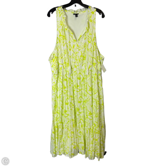 Dress Casual Midi By Torrid In Green, Size: 4x