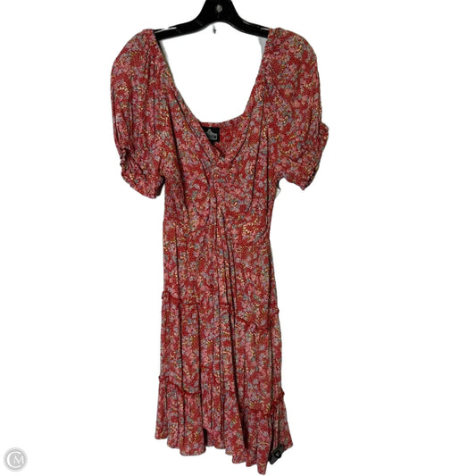 Dress Casual Short By Angie In Red, Size: L