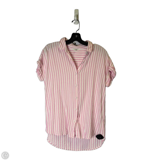 Top Short Sleeve By Beachlunchlounge In Pink, Size: S
