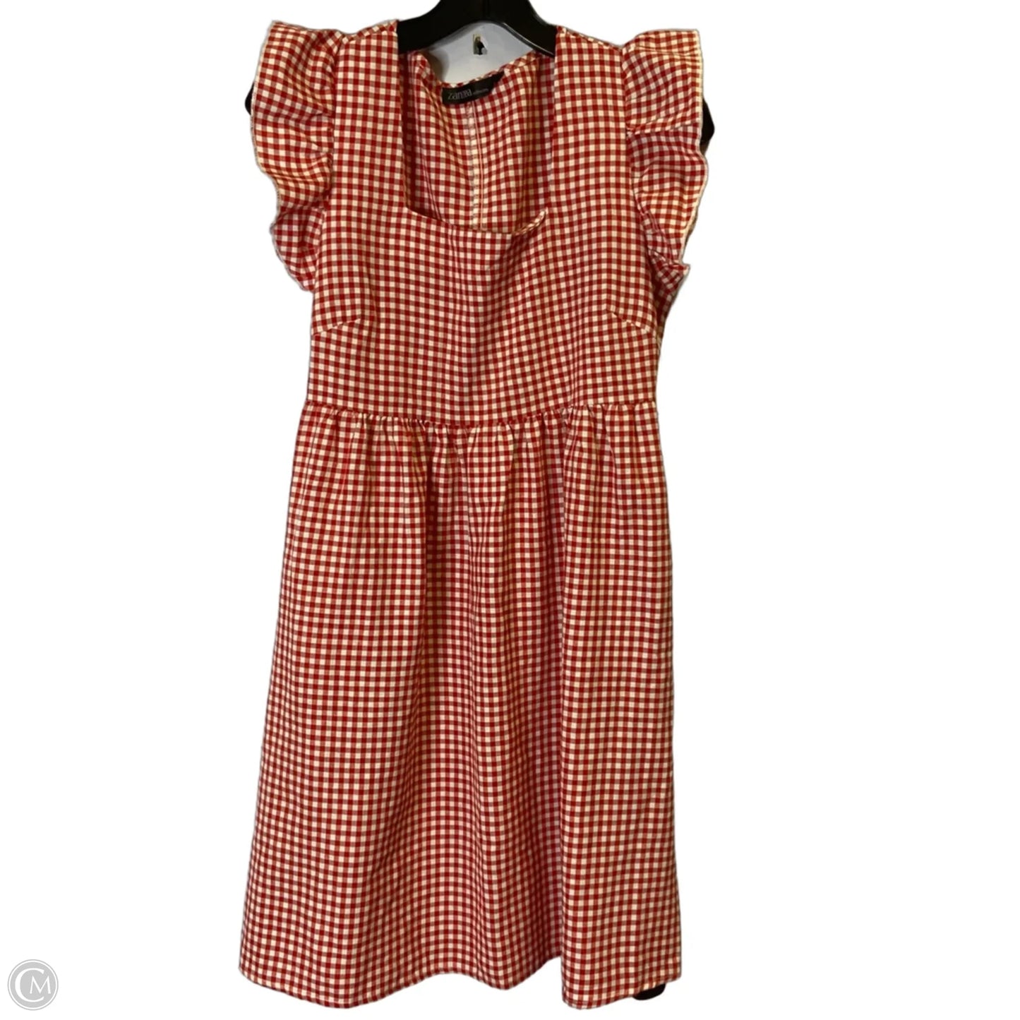 Dress Casual Short By Zanzea In Red, Size: M