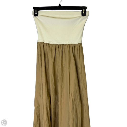 Dress Casual Midi By By The River In Brown, Size: M