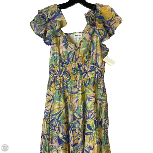 Dress Casual Midi By &merci In Floral Print, Size: L