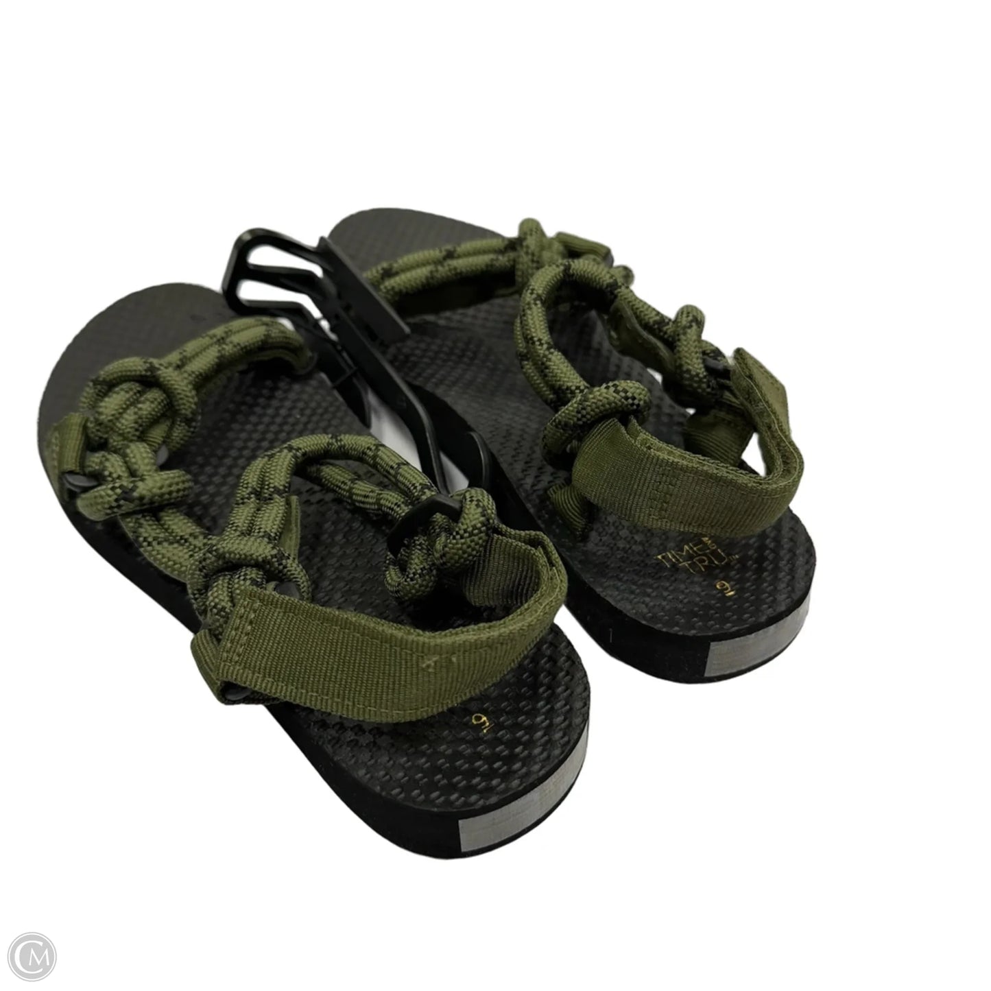 Sandals Sport By Time And Tru In Green, Size: 9