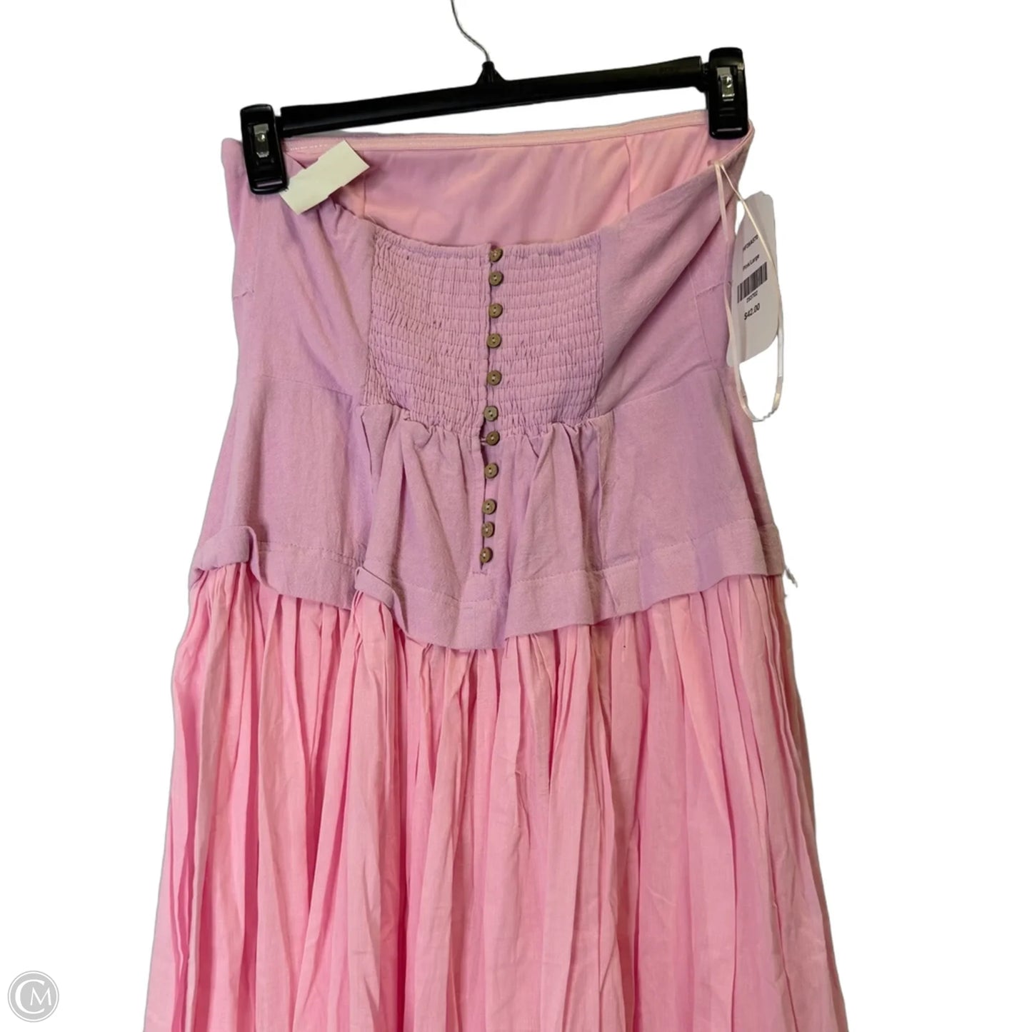 Dress Casual Midi By Cmc In Pink, Size: L